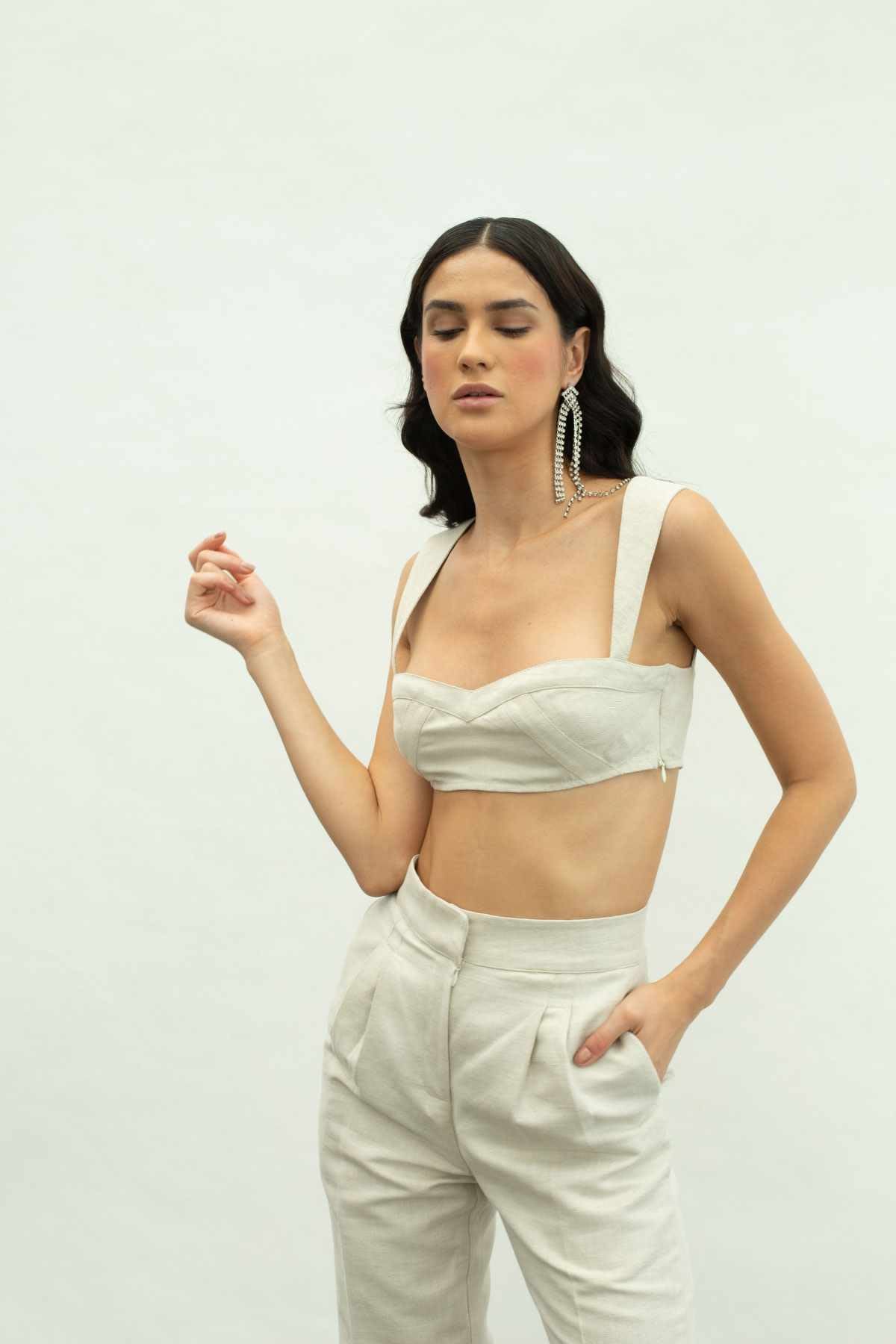 Linen bralette Clearance
